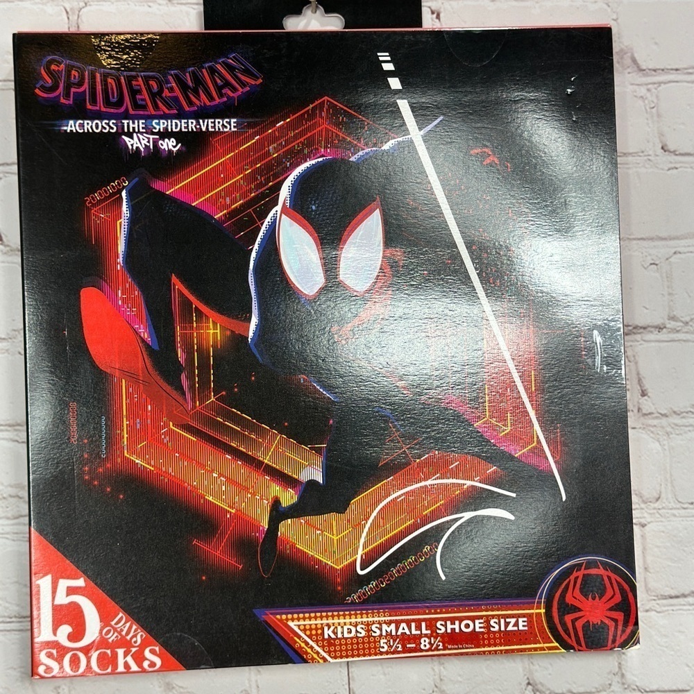 Spiderman 15 days of socks Kids Small shoe‎ size 5.5-8.5